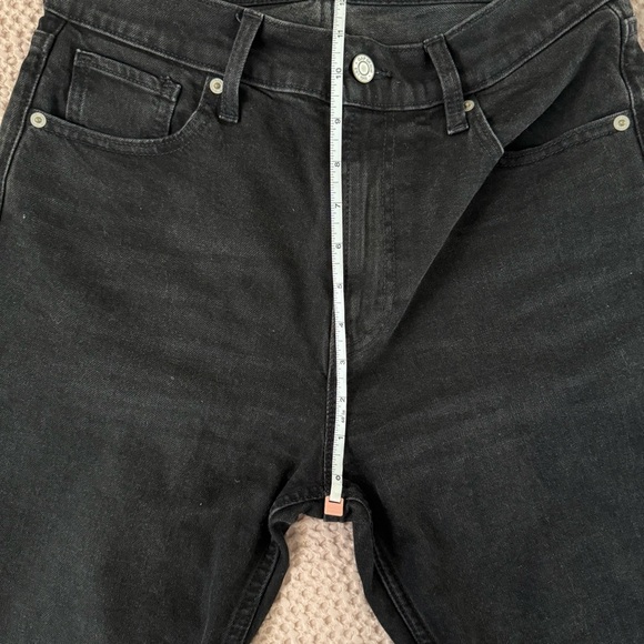 GAP High Rise Straight Jeans Washed Black Women’s 8/29 Short in Charcoal - Picture 8 of 13
